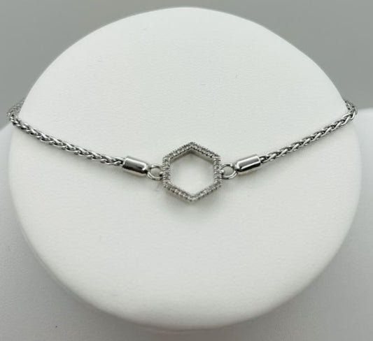 Geometric Bolo Bracelet