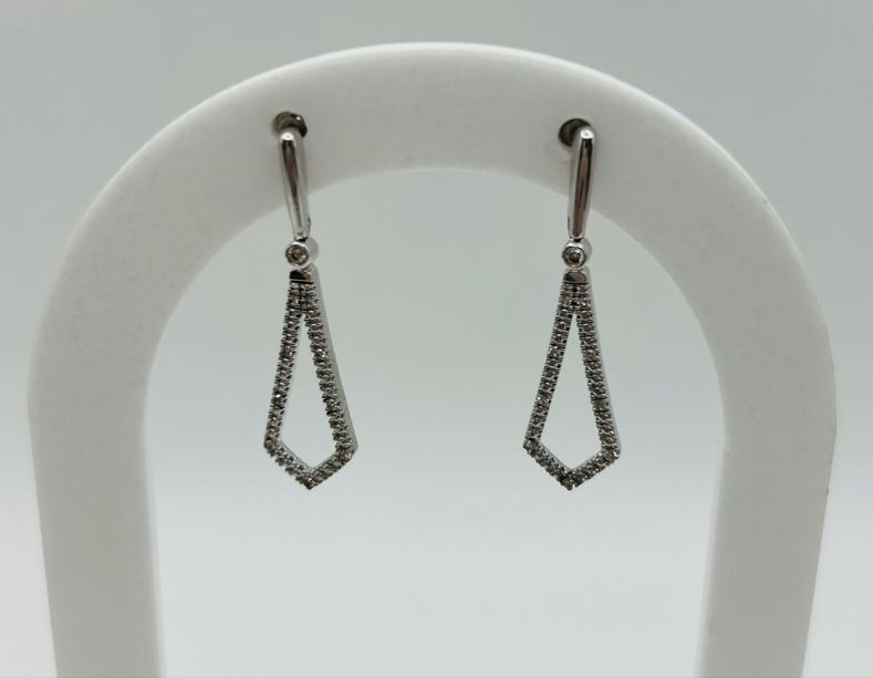 Diamond Dangle Earrings