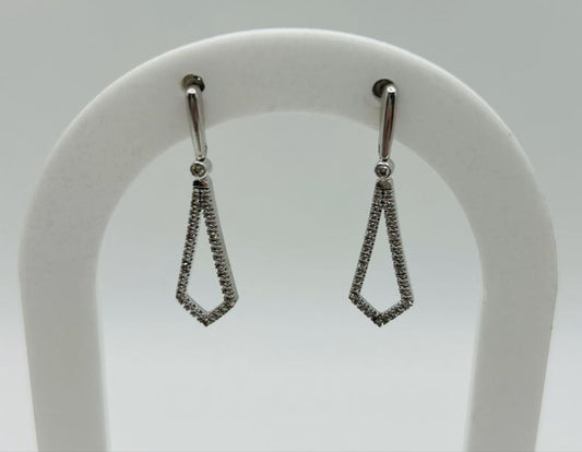 Diamond Dangle Earrings